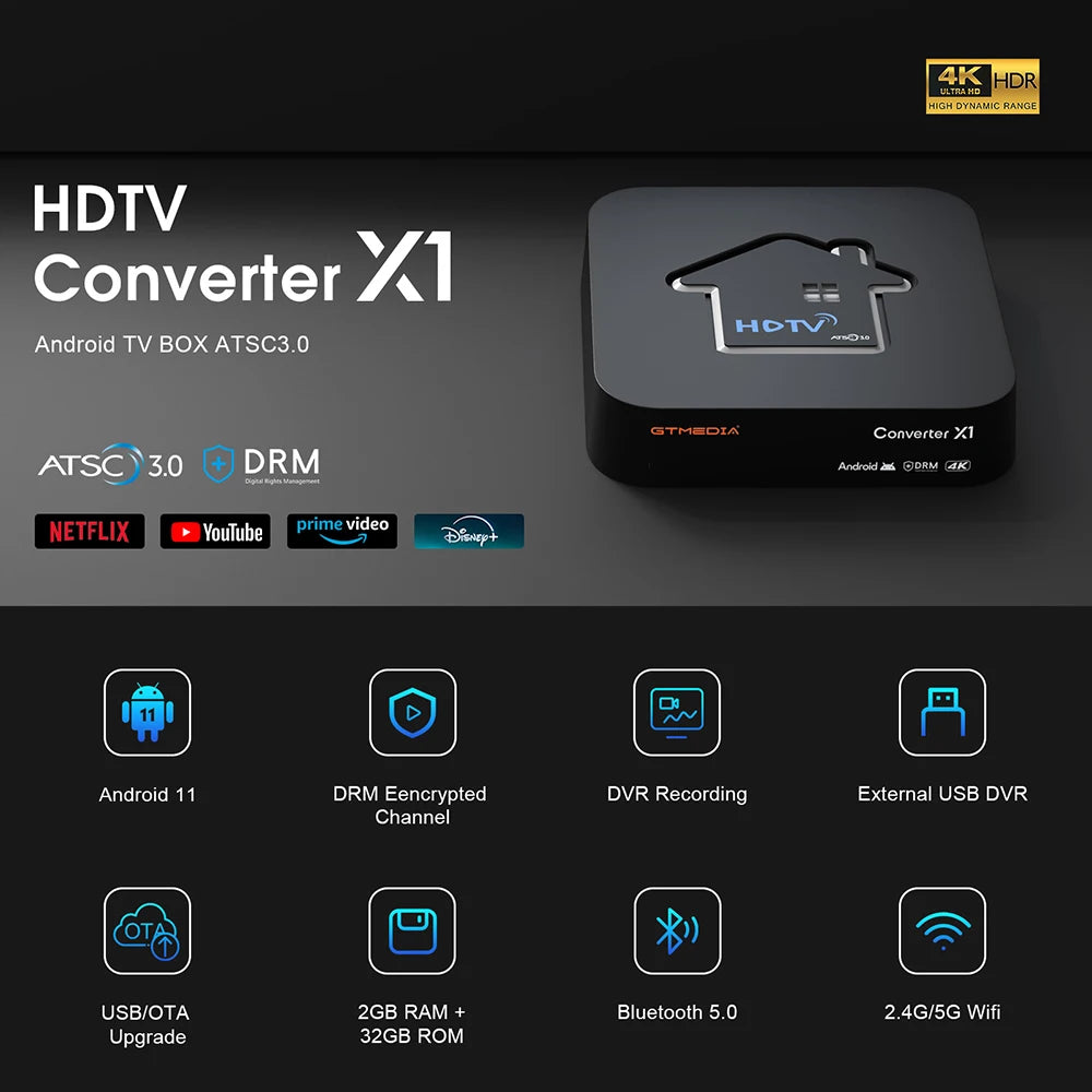 HDR Android 11 TV BOX