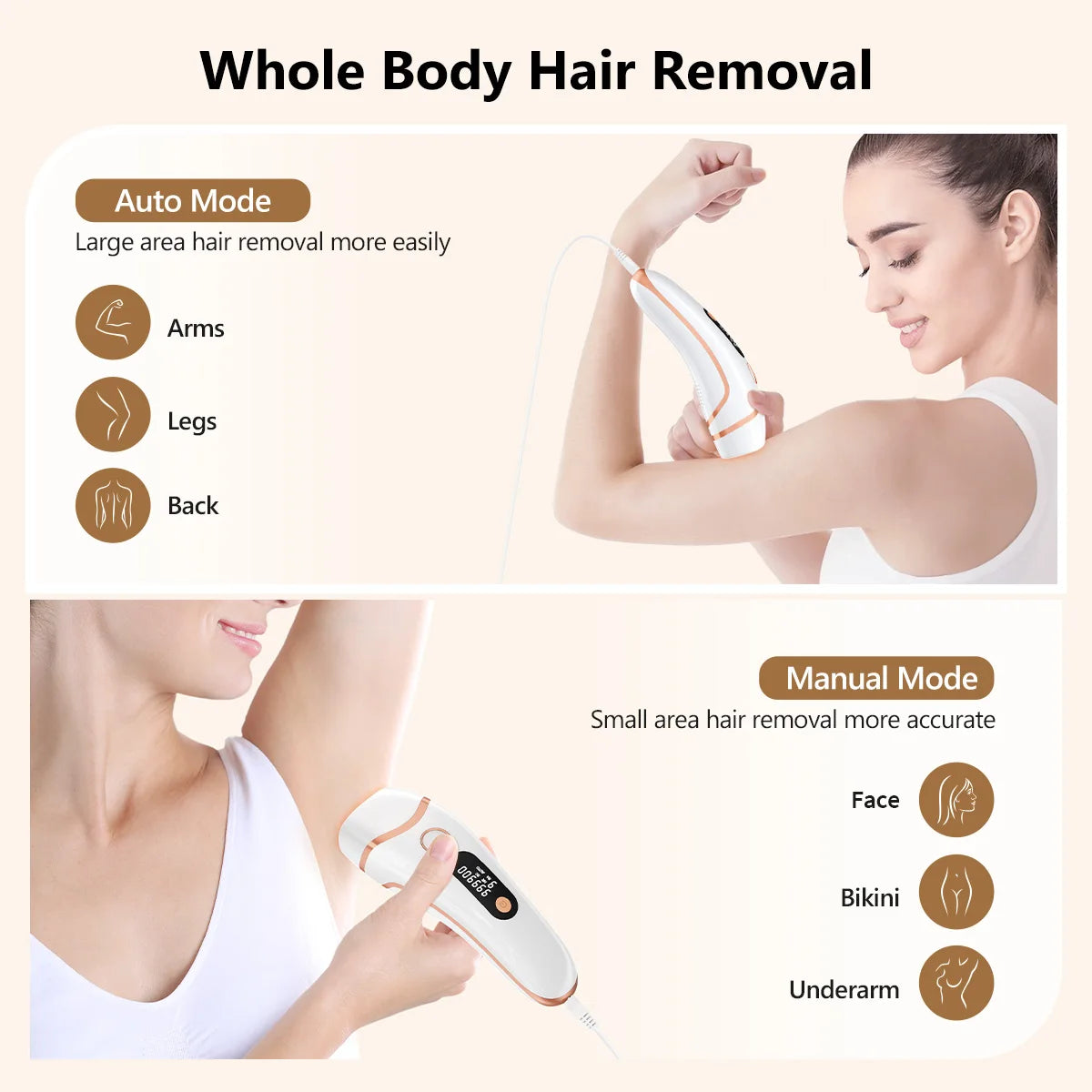 3-in-1 Depilatory for Hair Removal