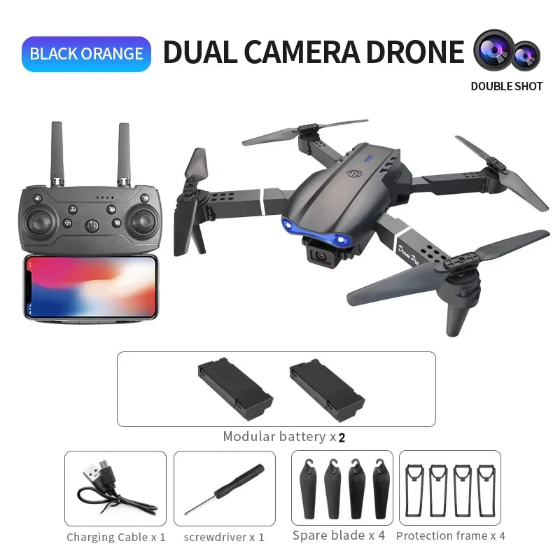 Dual Camera  Foldable RC Quadcopter