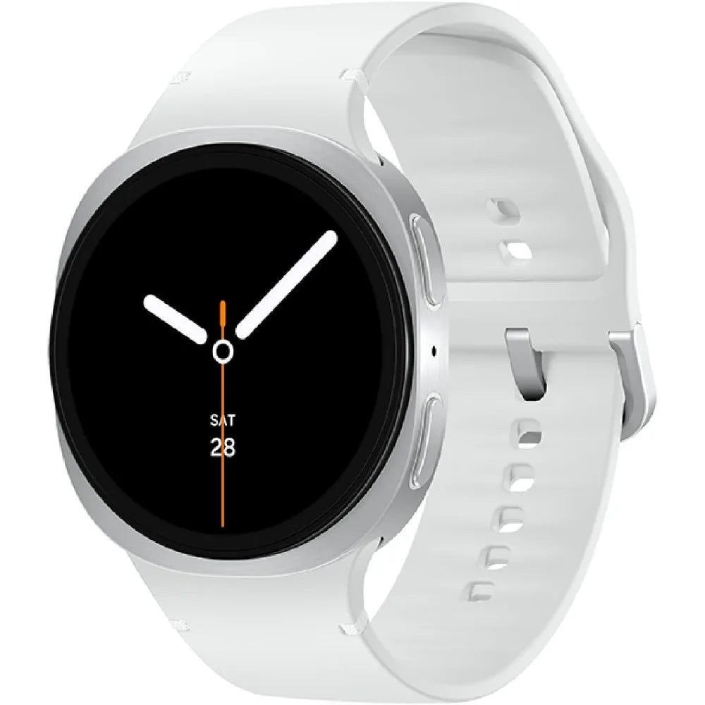 44mm Silver Smartwatch with Fitness Tracking