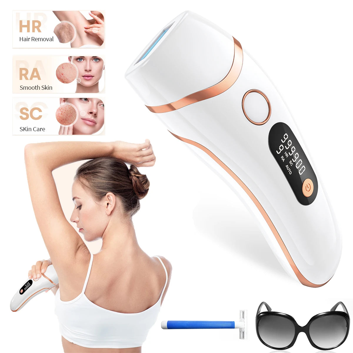 3-in-1 Depilatory for Hair Removal