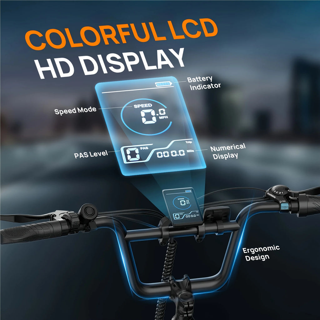 1000W 20" Electric Bike