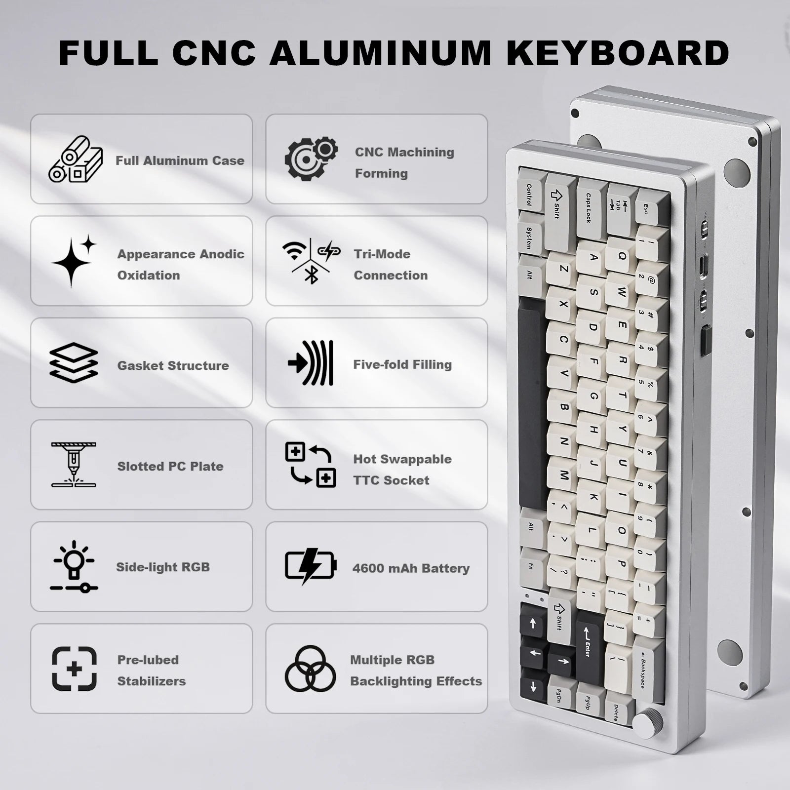 Wireless Bluetooth Mechanical Gaming Keyboard