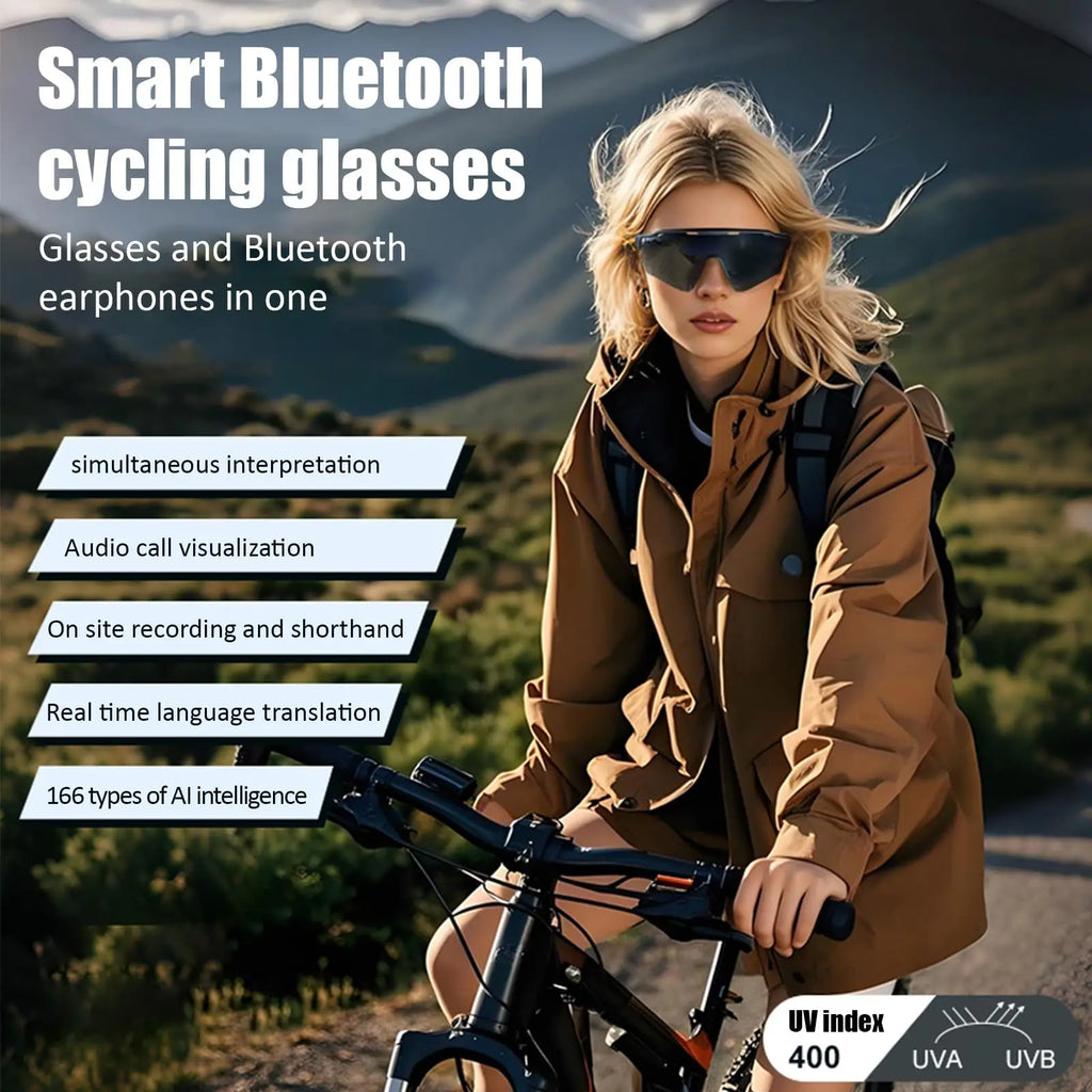 Smart Glasses With AI Voice Recorder
