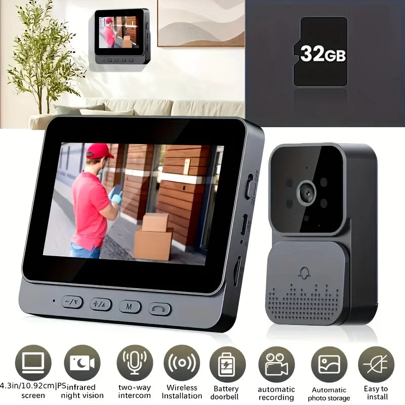 Wireless Video Doorbell Camera
