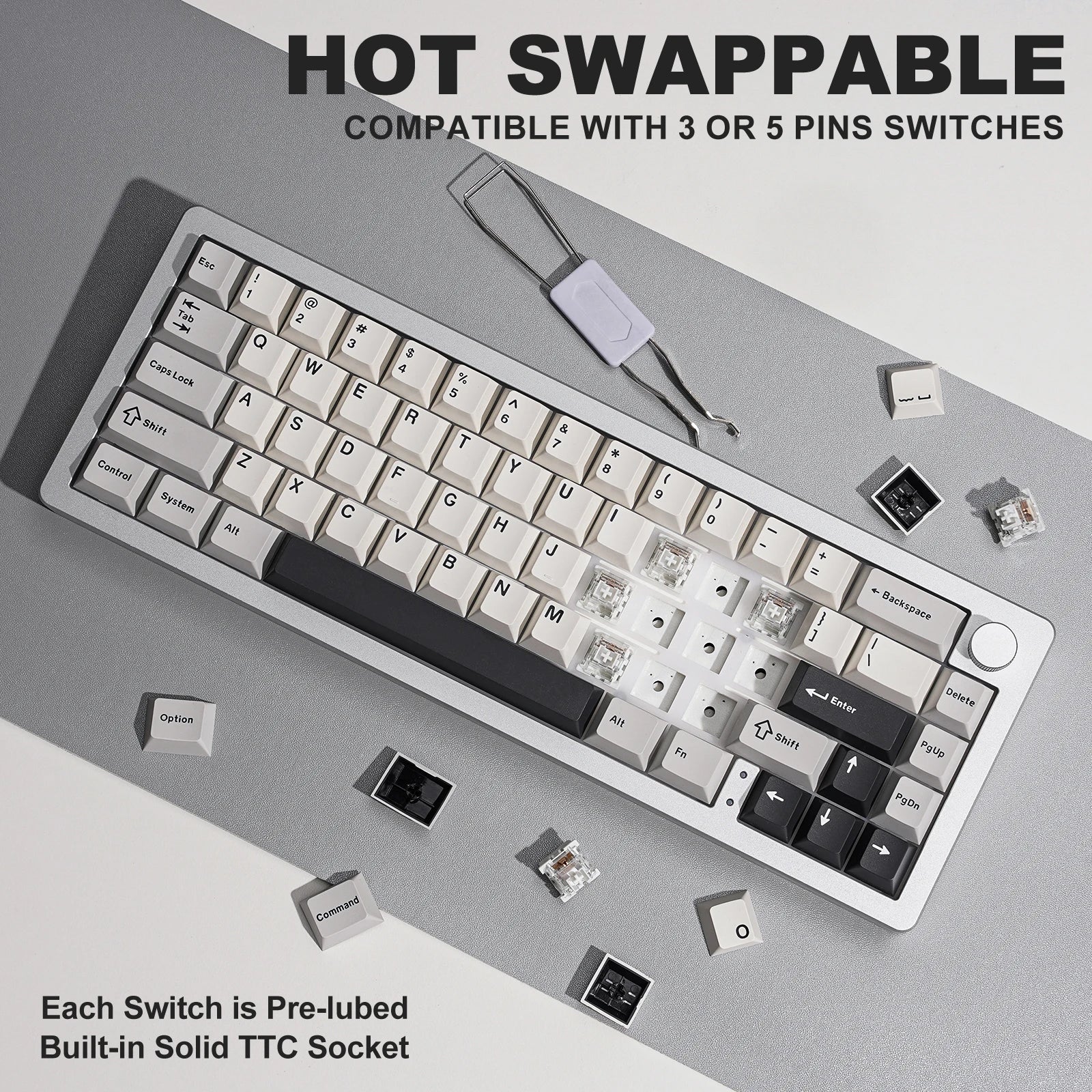 Wireless Bluetooth Mechanical Gaming Keyboard
