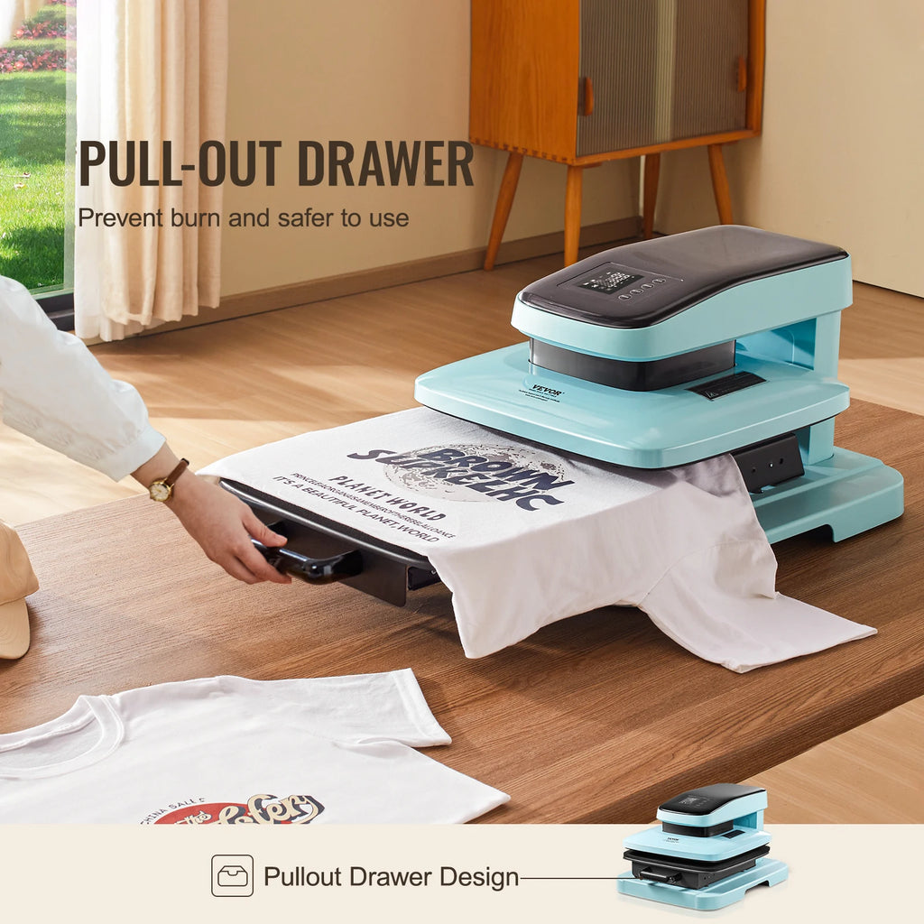 Auto Heat Press Machine 15x15in for T Shirts