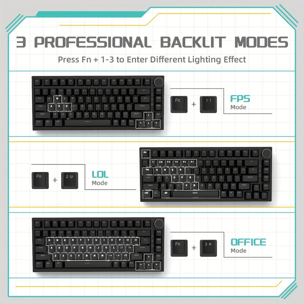 Wired Mechanical Gaming Keyboard