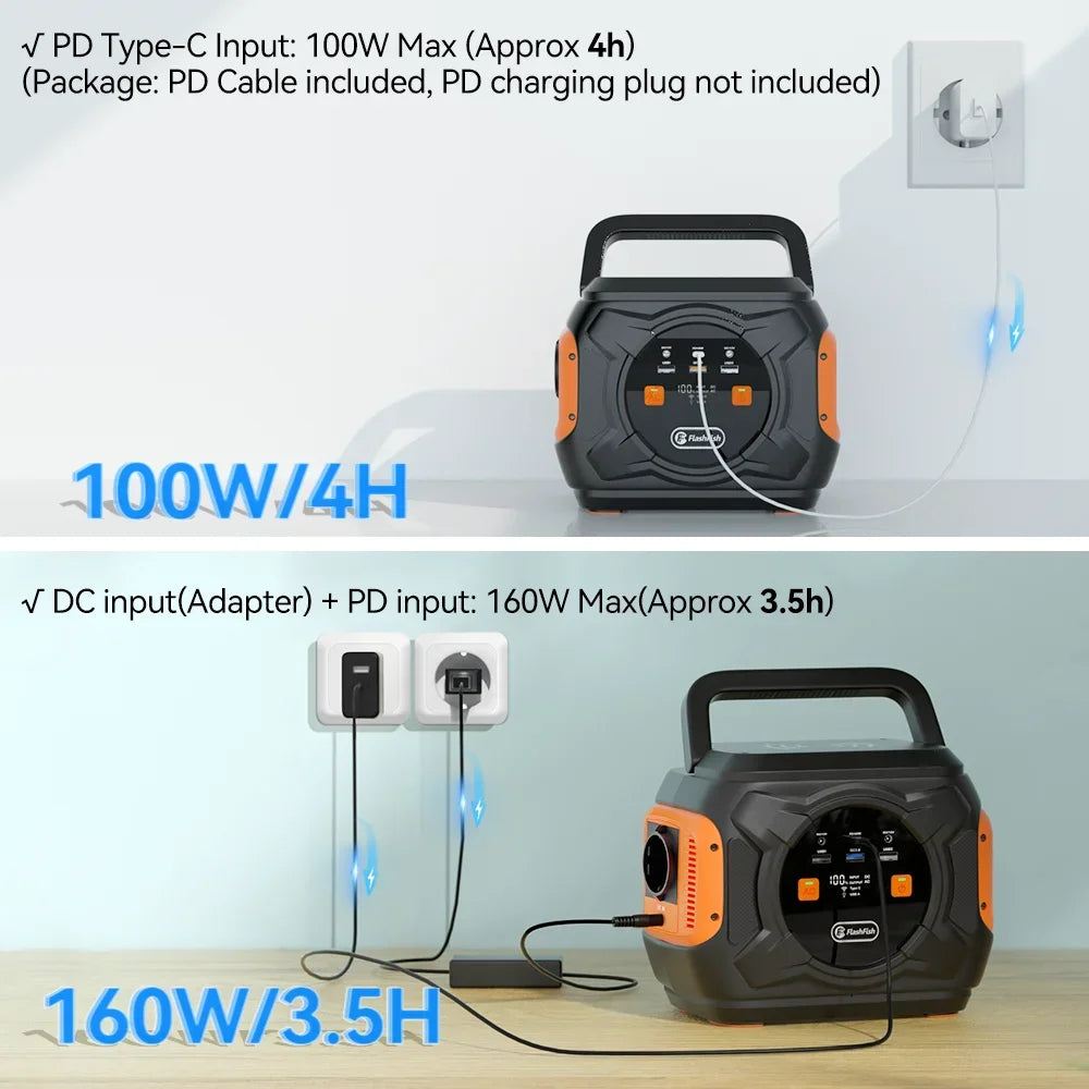 100W Portable Solar Generator