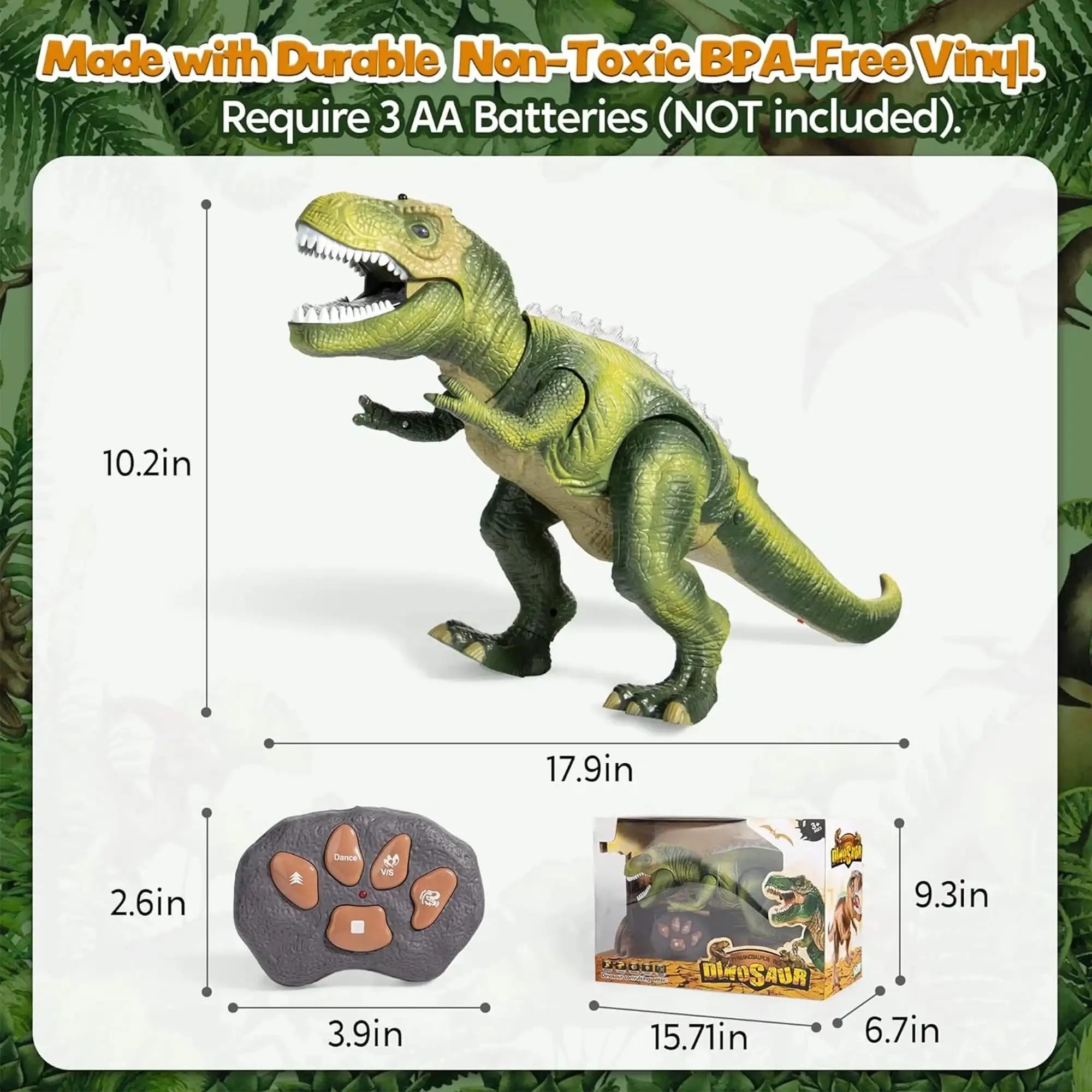Remote Control Walking Dinosaur