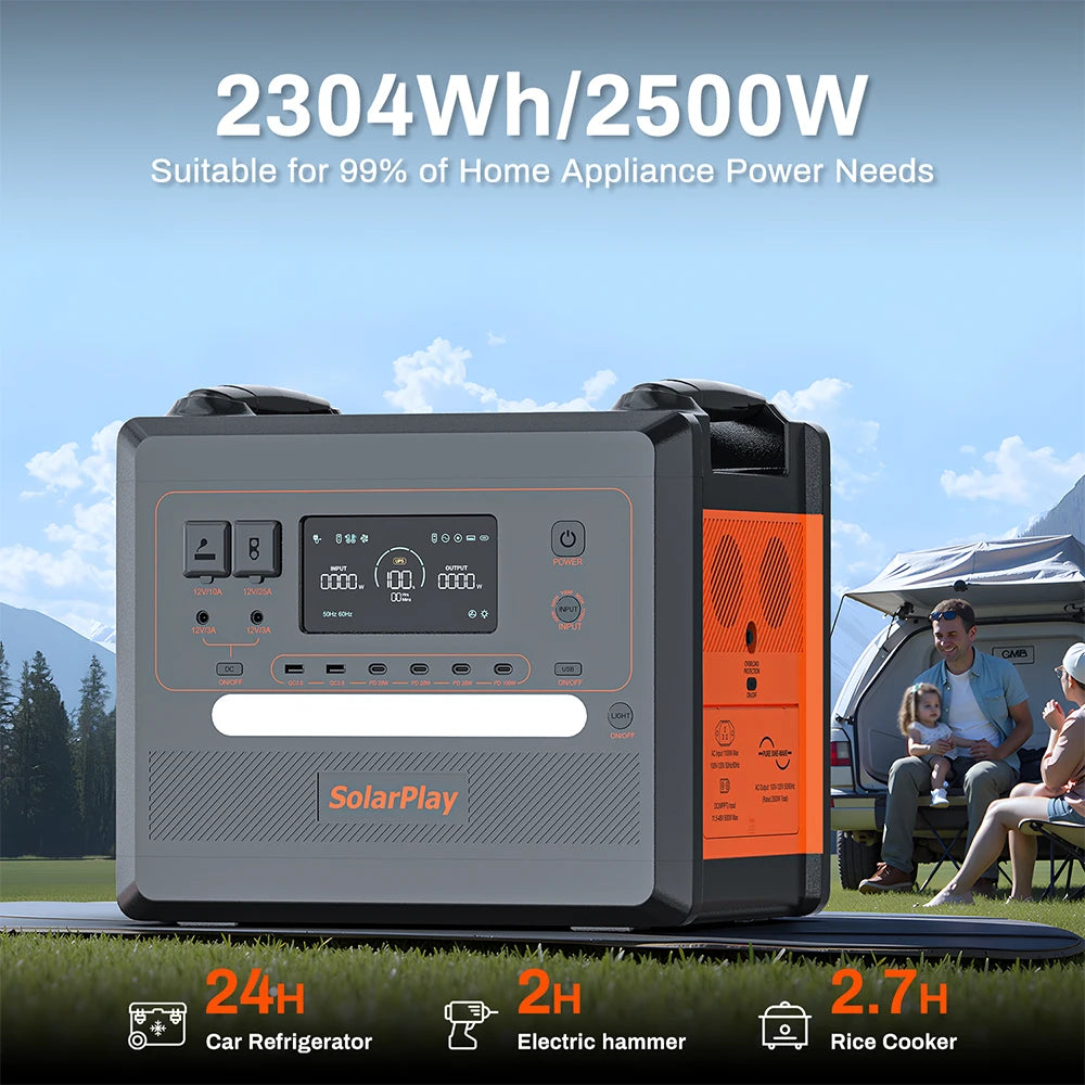 2500w Portable Solar Generator
