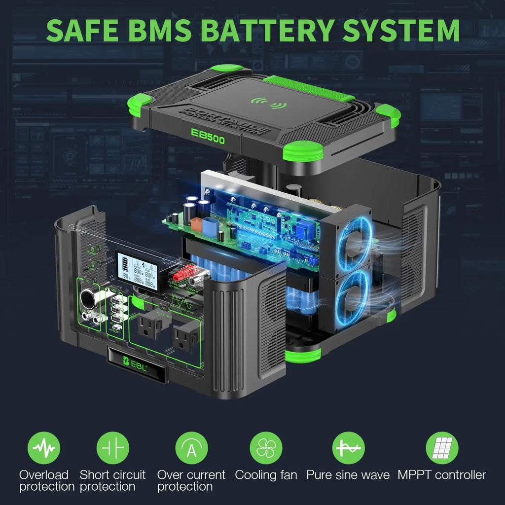 500W Portable Power Station