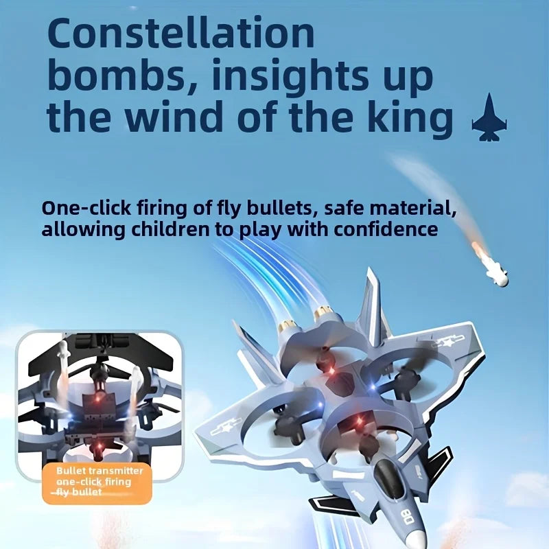 Children's  Remote Control  Fighter Jet With Camera,