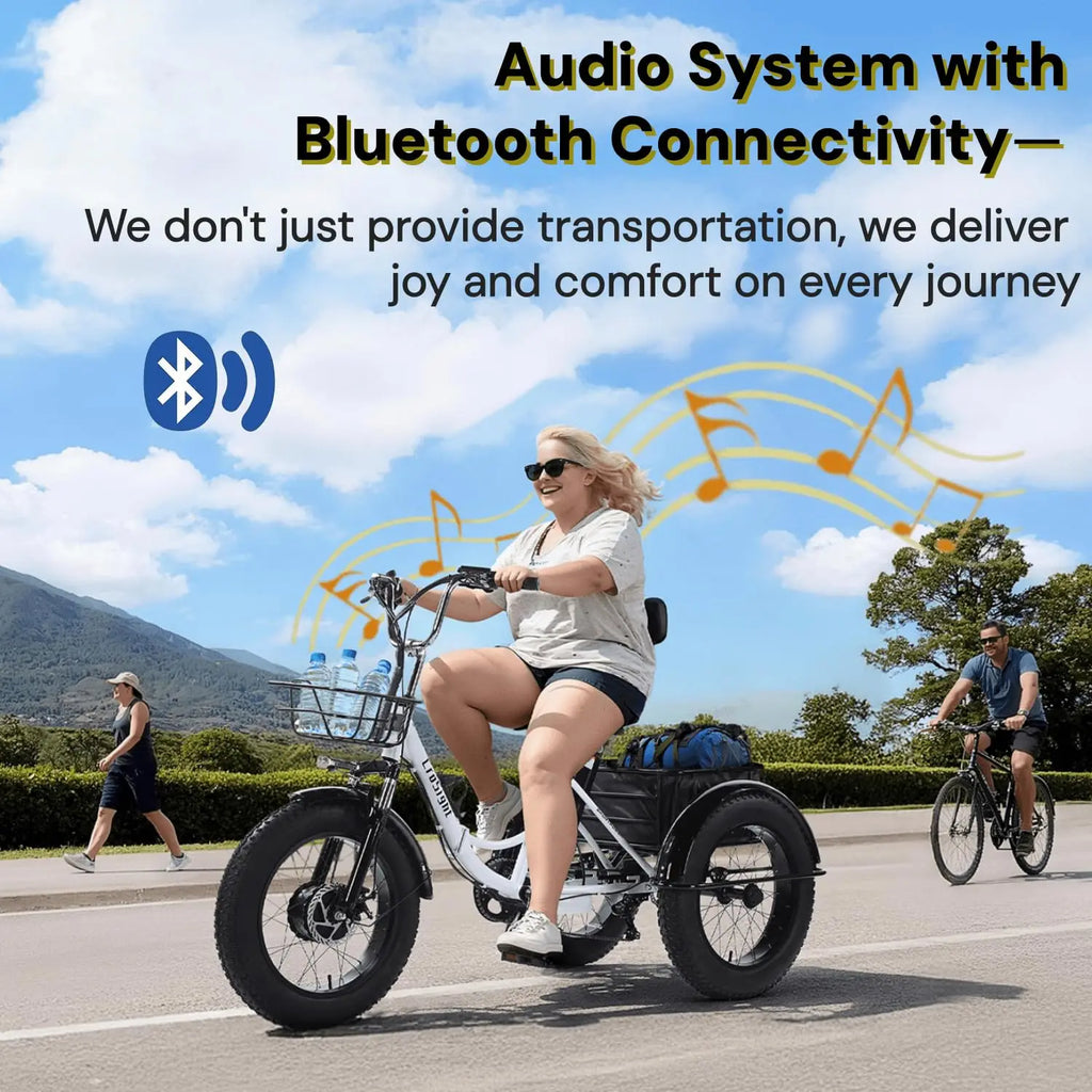Electric Folding Tricycle for Adults