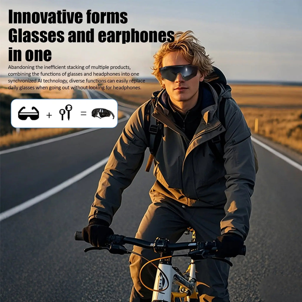 Smart Glasses With AI Voice Recorder