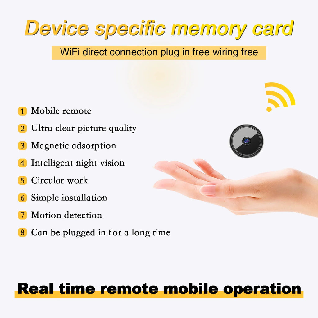 Ultra-Thin Indoor Security Camera