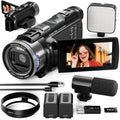 Camcorder With External Microphone