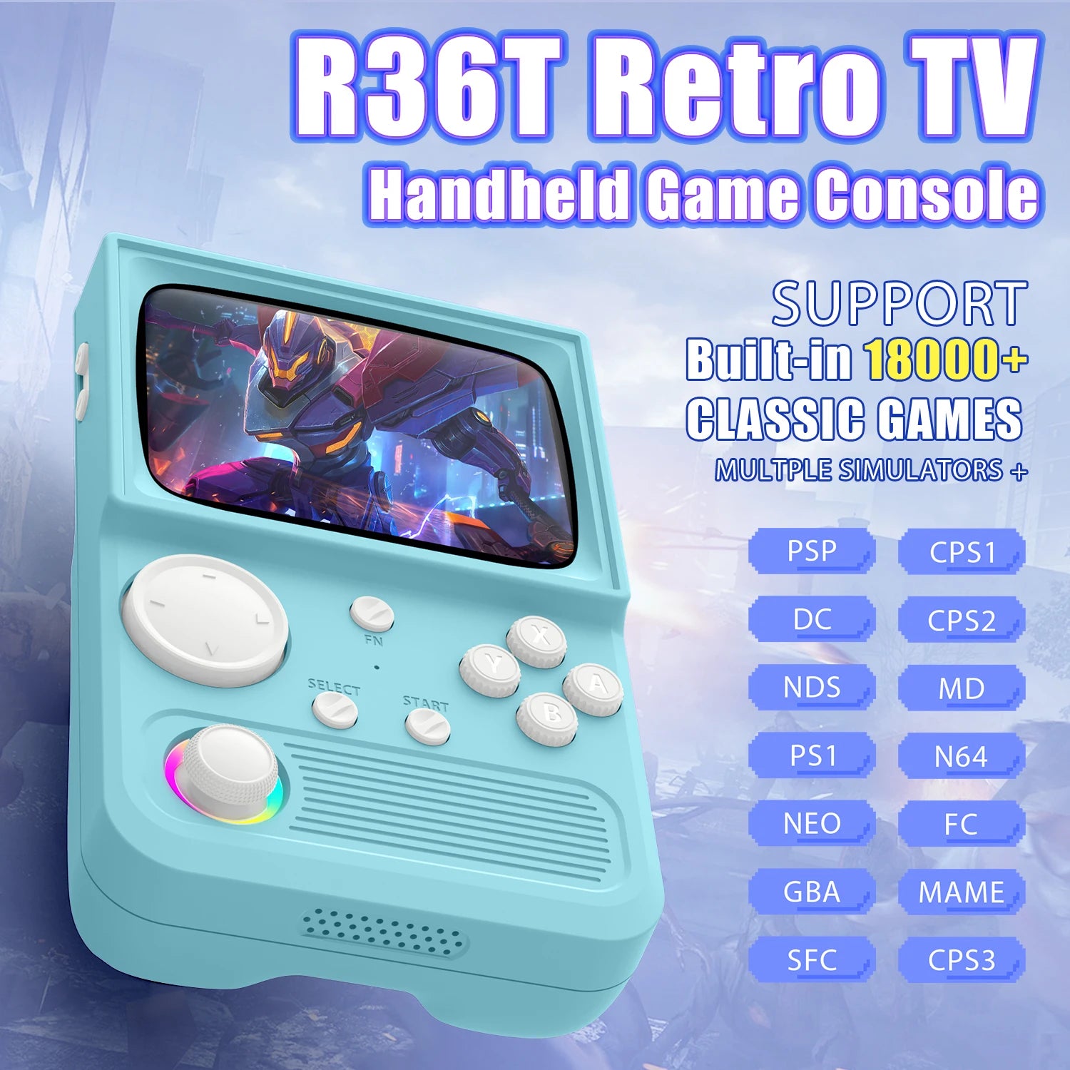 Retro Handheld Game Console