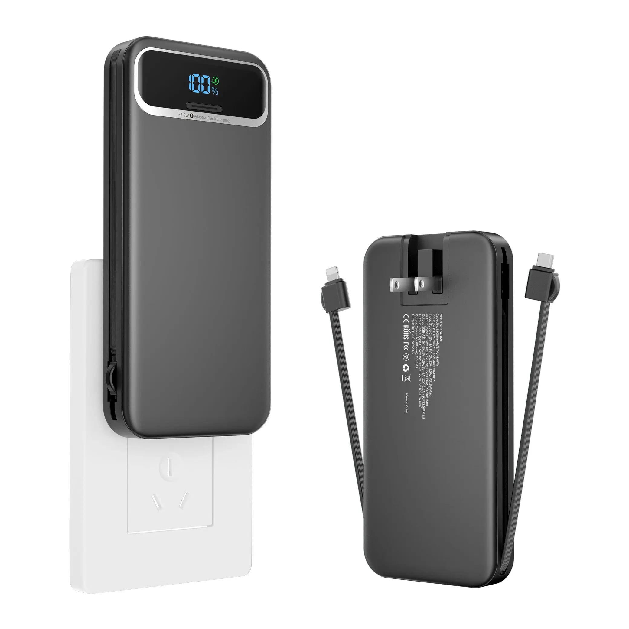 Power Bank with AC Plug