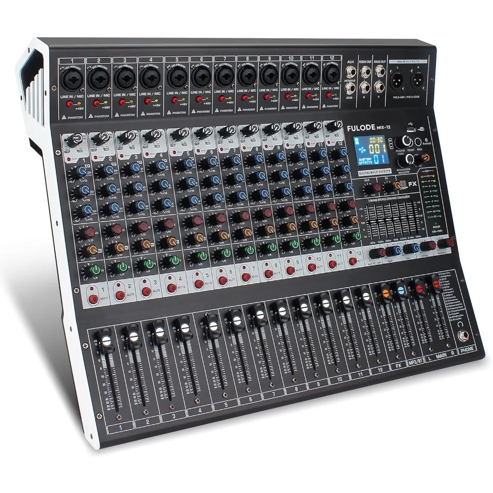 12-Channel Digital Audio Mixer