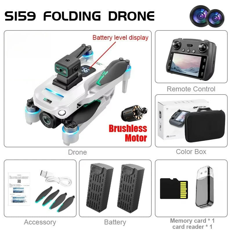 Dual Camera Professional  Foldable Quadcopter