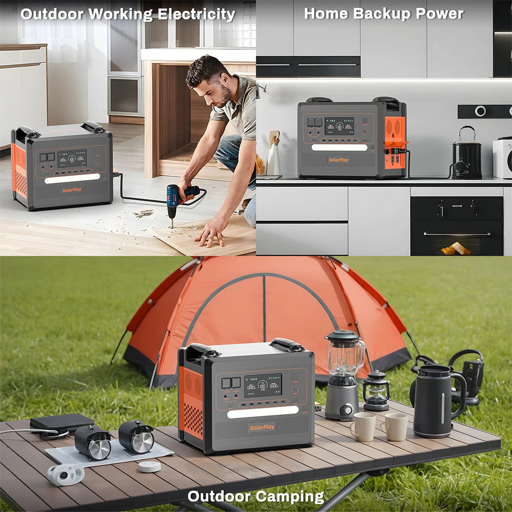 2500w Portable Solar Generator