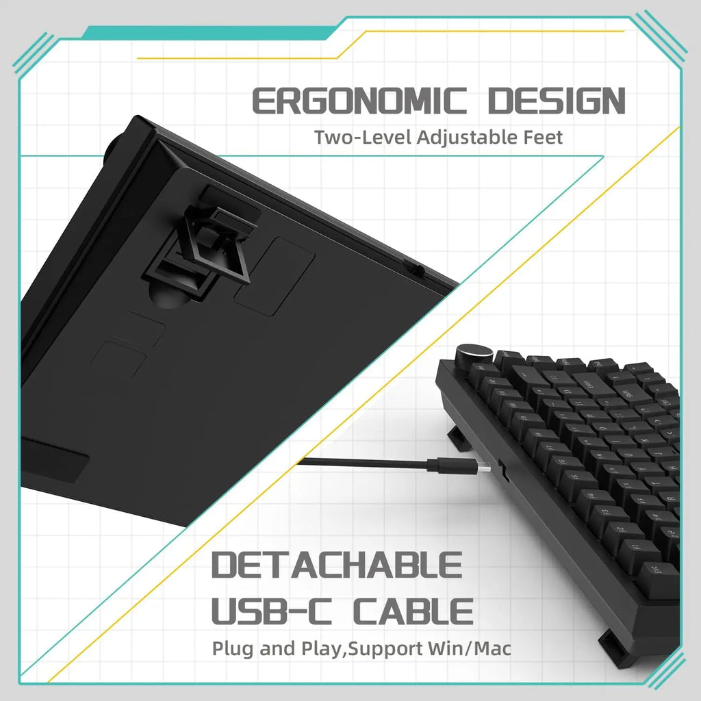 Wired Mechanical Gaming Keyboard
