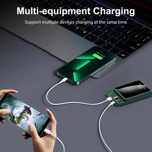 2-in-1 Wireless Magnetic Phone Charger