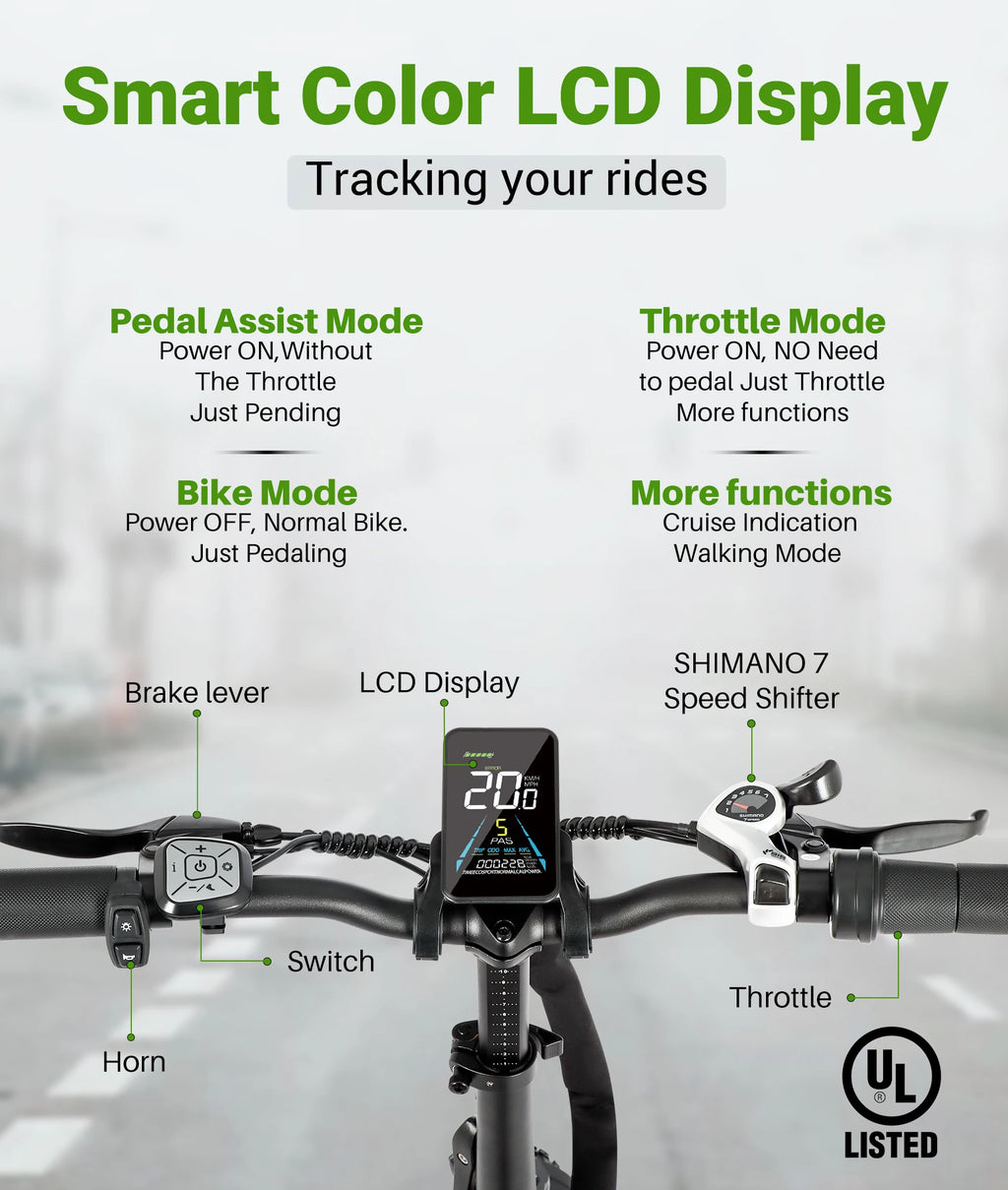 Foldable  Fat Tires Electric Bicycle
