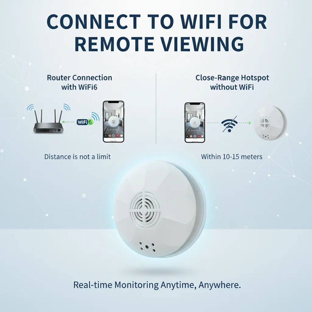 Mini Security Camera Ceiling-Mounted