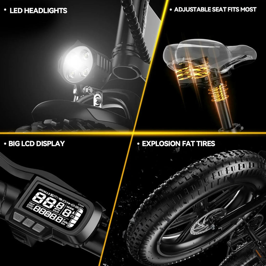 Foldable All Terrain Electric Bike