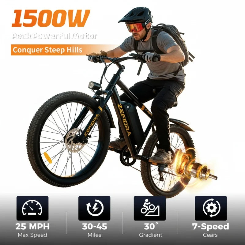 1000w Electric Mountain Bikes
