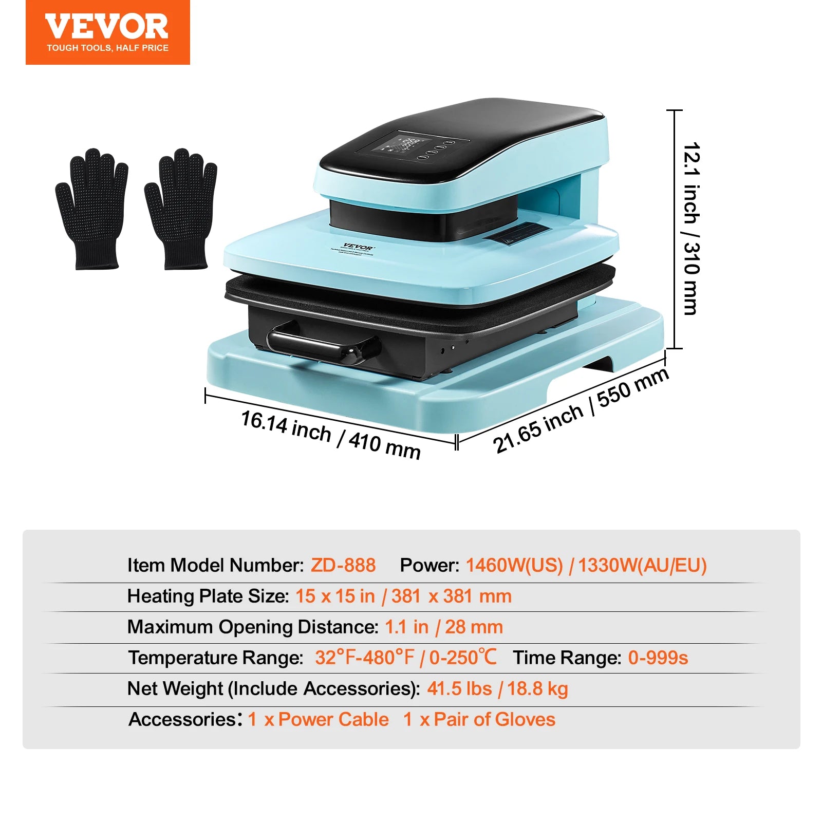 Auto Heat Press Machine 15x15in for T Shirts