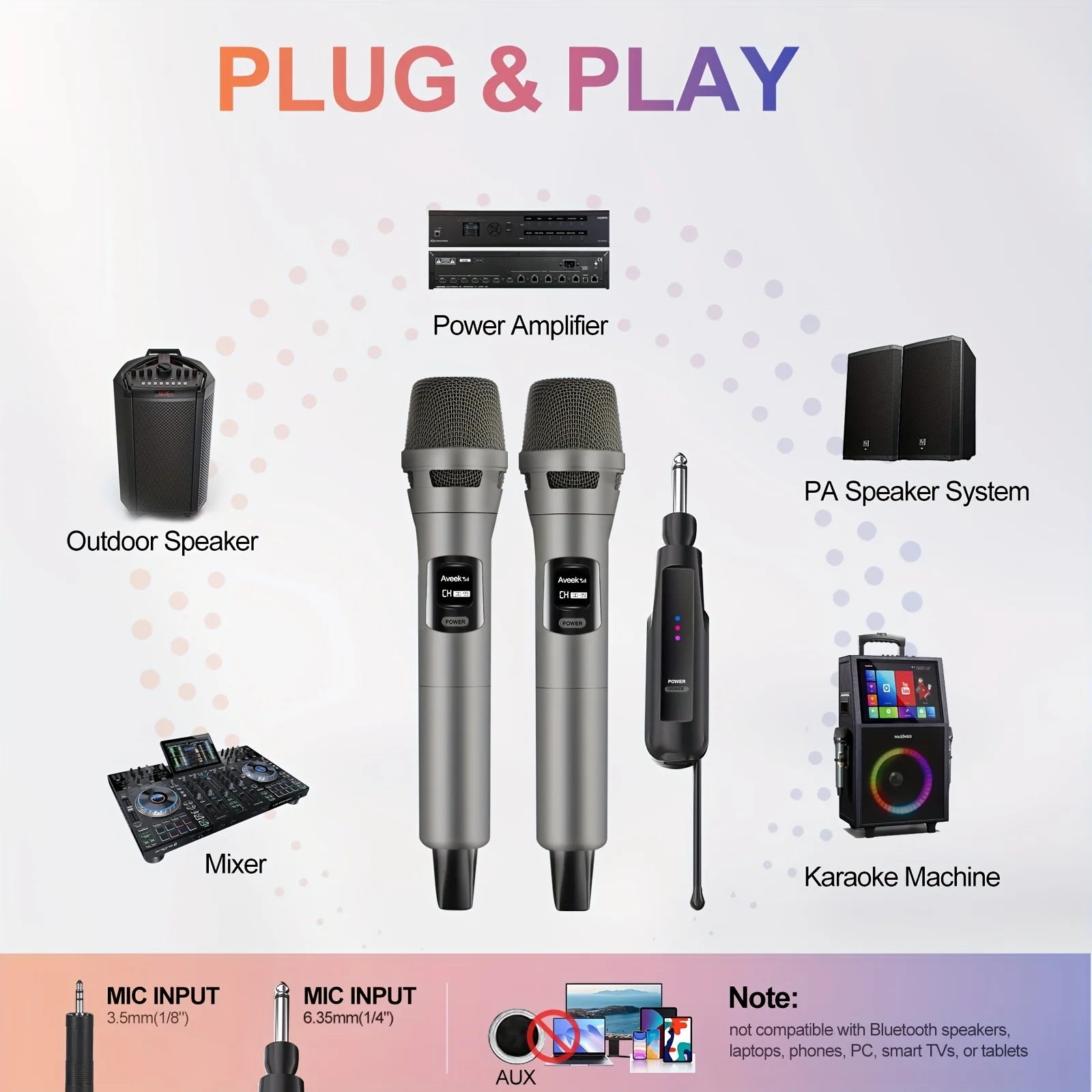 2.4GHz Wireless Microphone System