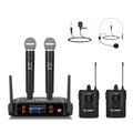 4 Channel UHF Wireless Dynamic Microphone Set
