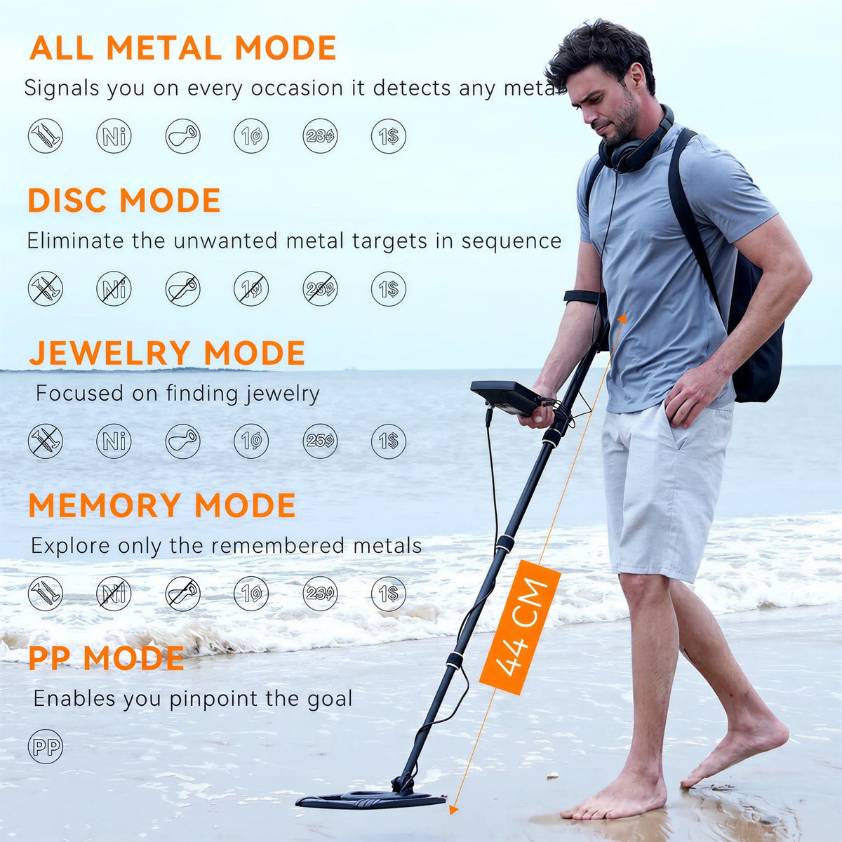 Professional Metal Detecting Equipment Kit