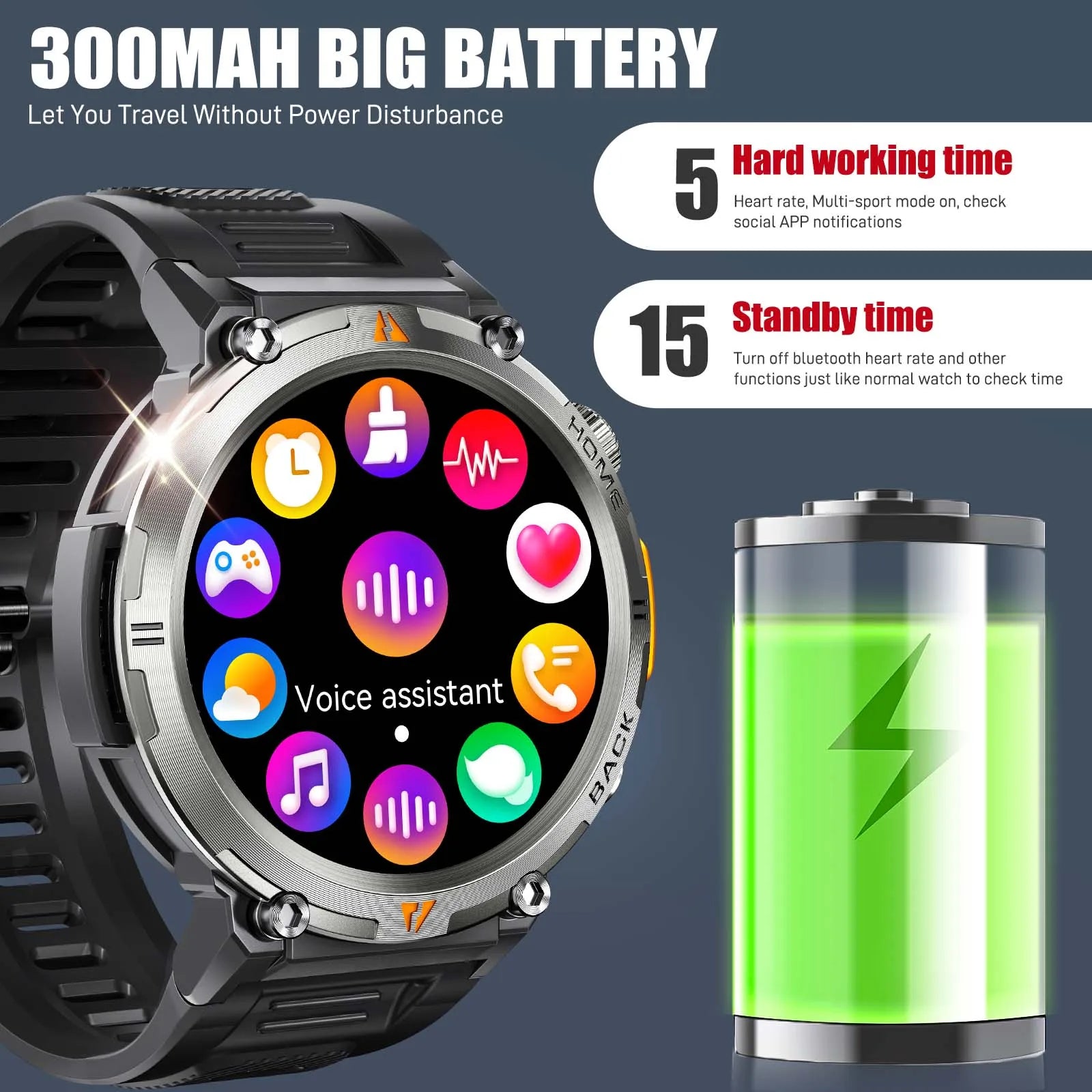 Bluetooth Call Smartwatch for Men
