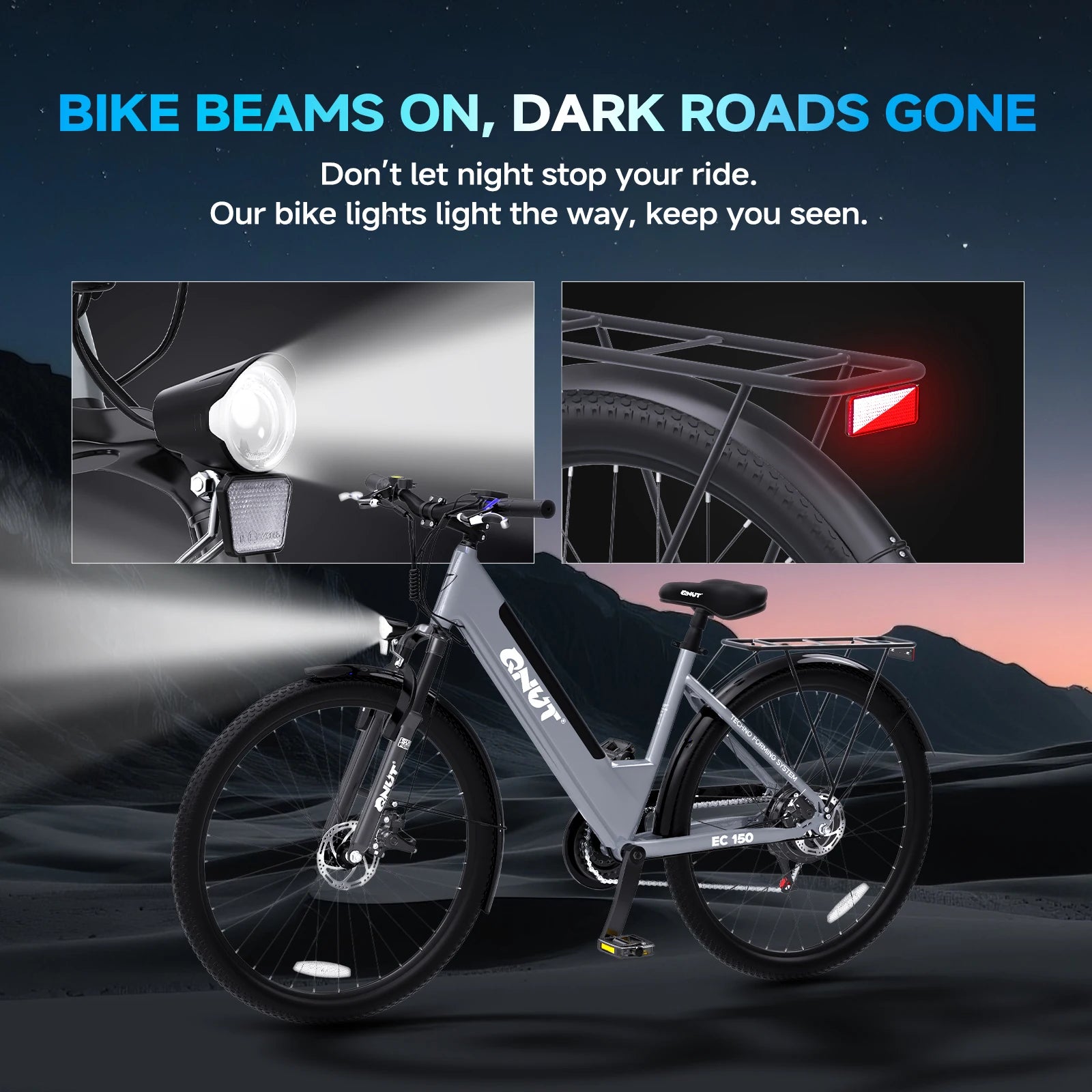 26" Electric 7-speed Bike For Adults