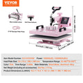 Heat Press Machine 12x15 inch With 360° Swing Away