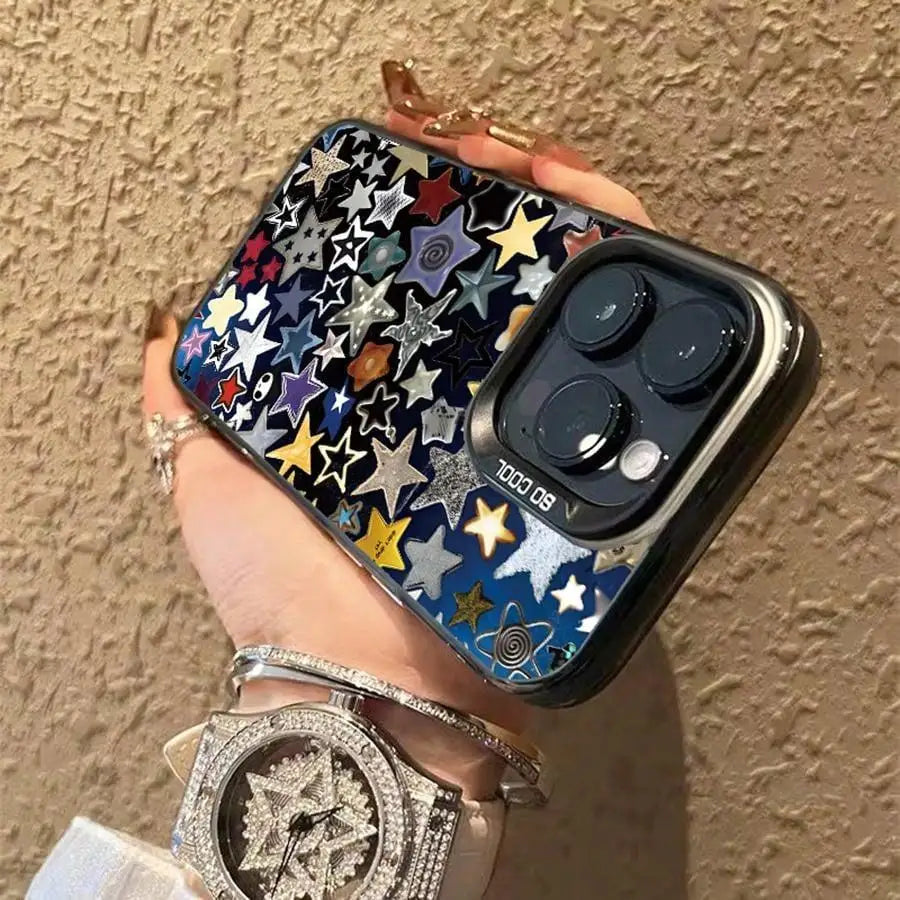 Star Pattern Matte Phone Case