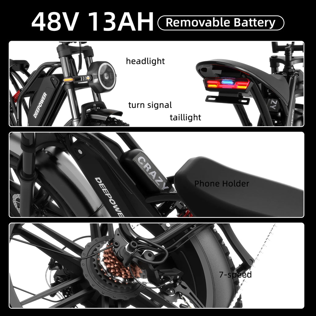 20" 1500W Electric Bike