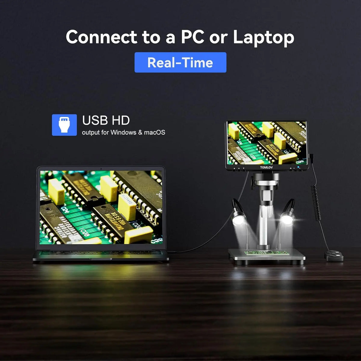 7" Electronic Digital Microscope