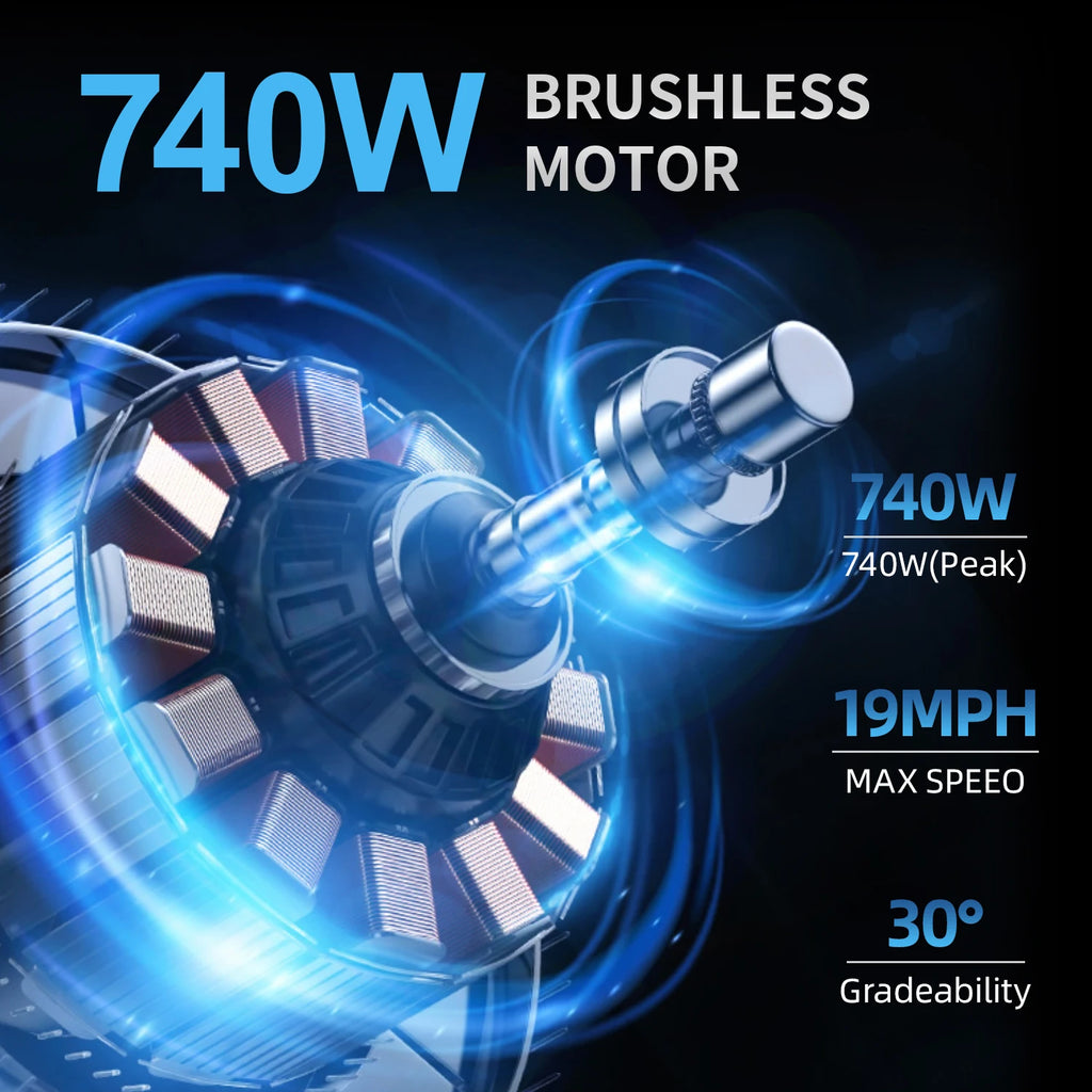 14" 740W Folding Electric Bike