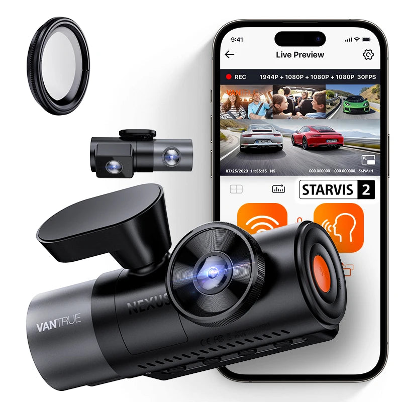 4 Channel Dash Cam With IR Night Vision