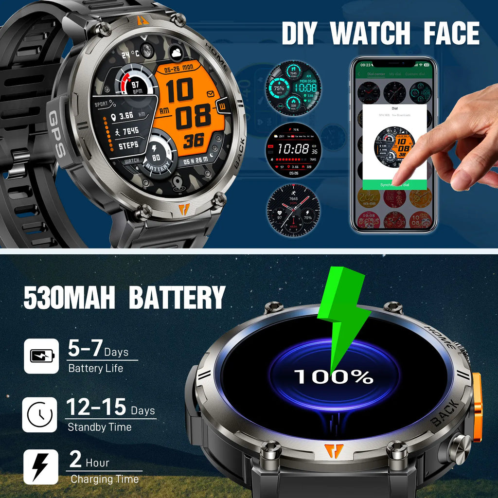 Bluetooth Call Smartwatch for Men