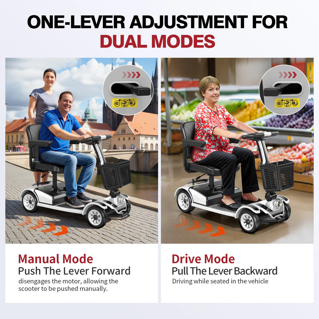 Foldable 4-Wheel Mobility Scooter