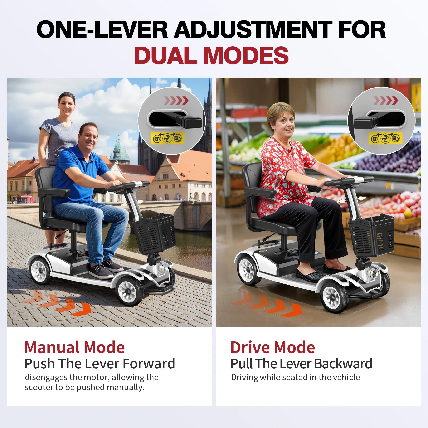 Foldable 4-Wheel Mobility Scooter