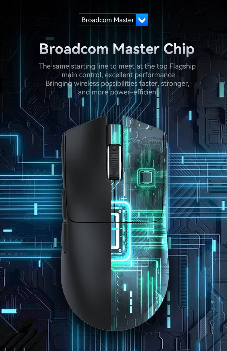 Wireless Gaming Mouse With Backlight Charging