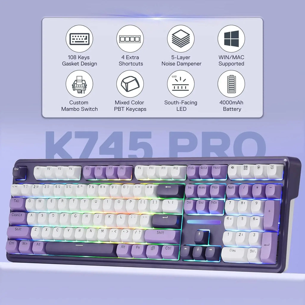 Wireless Mechanical Gaming Keyboard