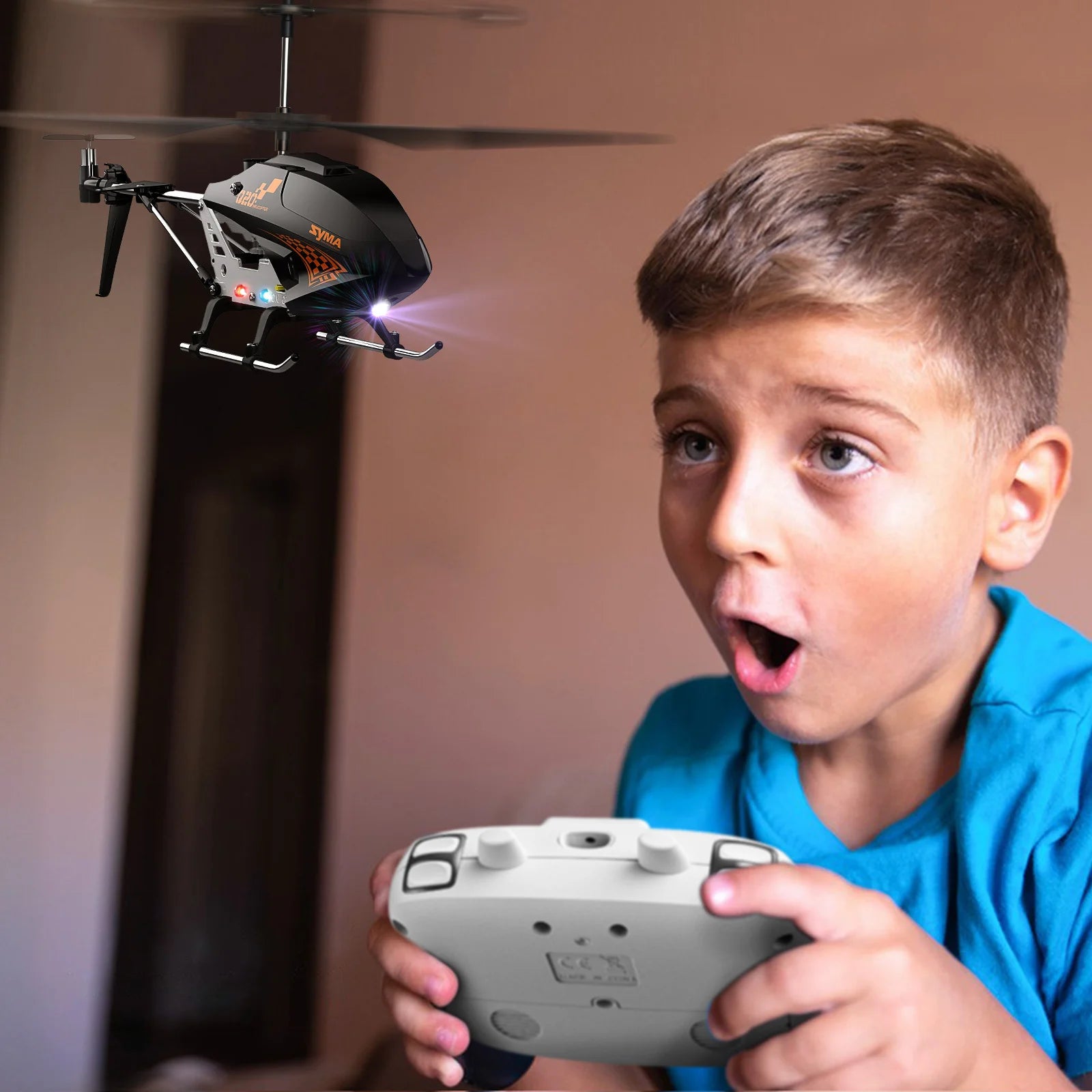 SYMA Remote Controlled Helicopter Q20 RC Aircraft with Altitude Hold, One Key take Off/Landing, 3.5 Channel, Gyro Stabilizer